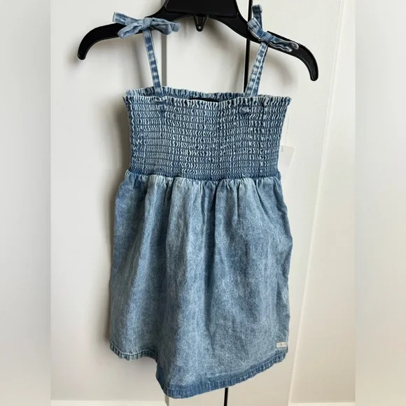 Baby Girl 7 For All Mankind Denim Dress - Picture 3 of 3